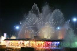 Image du Maroc Professionnelle de  L'ancienne fontaine lumineuse et musicale de Casablanca qui étai l’une des plus importante attraction du centre ville  de la cité blanche, la fierté des Bidaouis surtout durant les années soixante dix et quatre vingt. Située sur la place Mohammed V, Mercredi 21 Novembre 2012. (Photo / Abdeljalil Bounhar) 